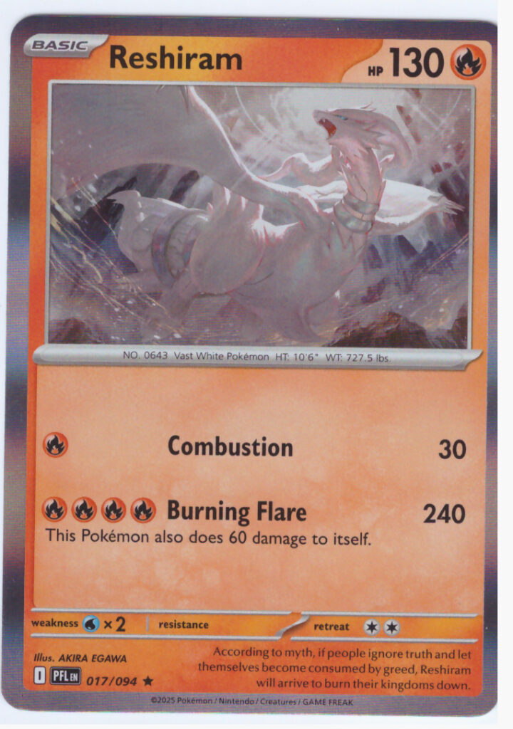 Mega Evolution 2: Phantasmal Flames – Reshiram 017