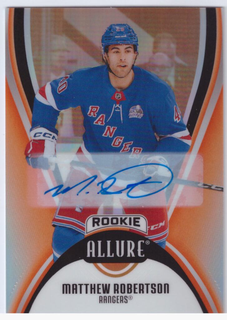 2025/26 Allure – Matthew Robertson New York Rangers 113