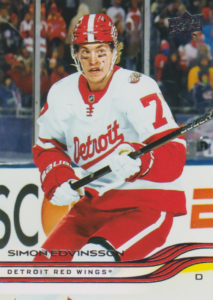 2025/26 Upper Deck Series 2 – Simon Edvinsson Detroit Red Wings 307