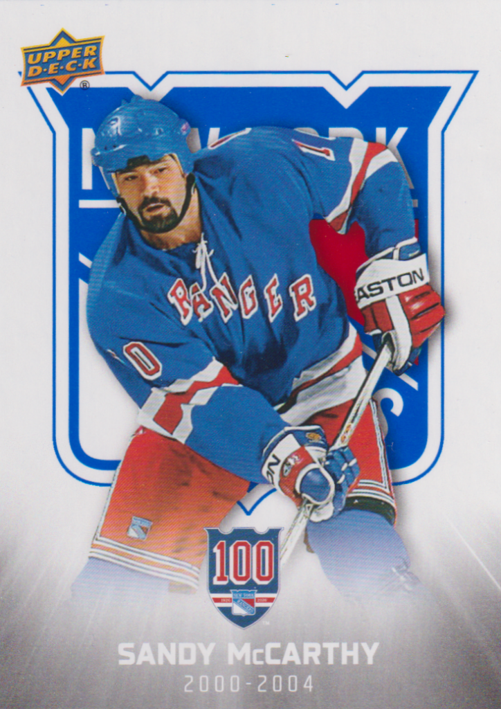 2025/26 New York Rangers Centennial (hobby) – Sandy McCarthy New York Rangers 58