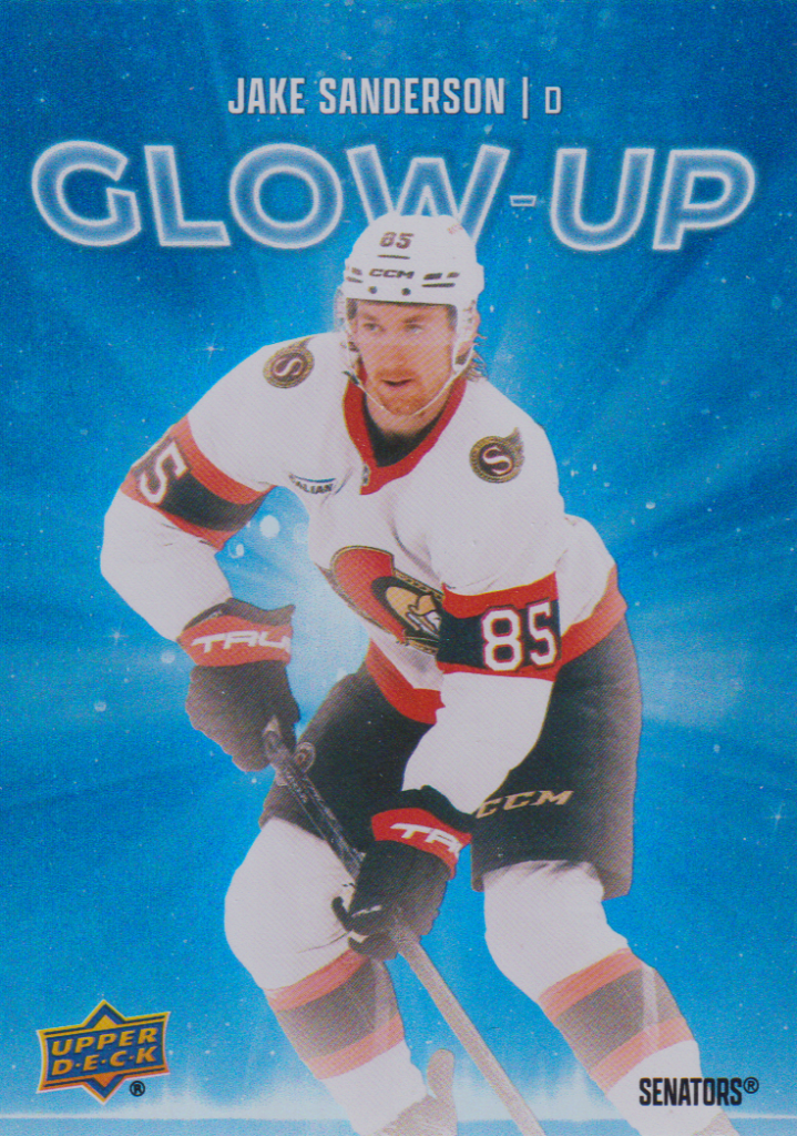 2025/26 Upper Deck Series 2 – Jake Sanderson Ottawa Senators GU-3