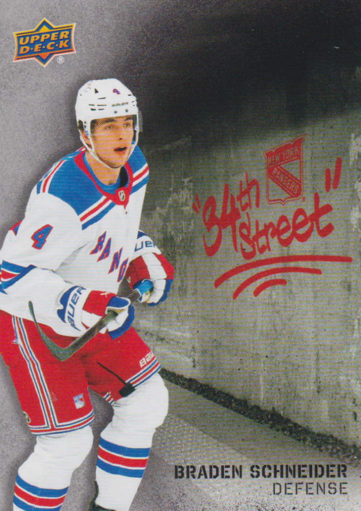 2025/26 New York Rangers Centennial (hobby) – Braden Schneider New York Rangers 34S-22