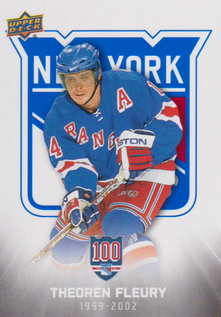2025/26 New York Rangers Centennial (hobby) – Theoren Fleury New York Rangers 57