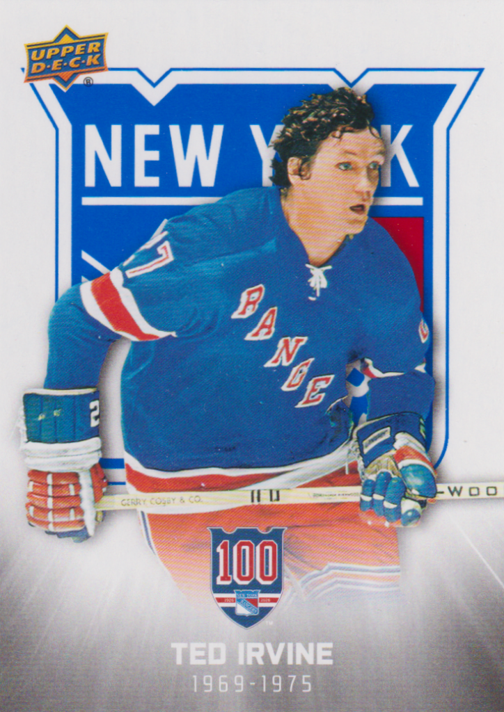 2025/26 New York Rangers Centennial (hobby) – Ted Irvine New York Rangers 15