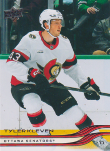 2025/26 Upper Deck Series 2 – Tyler Kleven Ottawa Senators 374