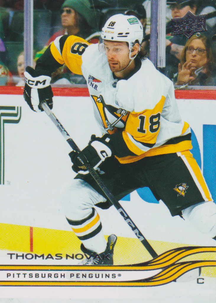 2025/26 Upper Deck Series 2 – Thomas Novak Pittsburgh Penguins 387