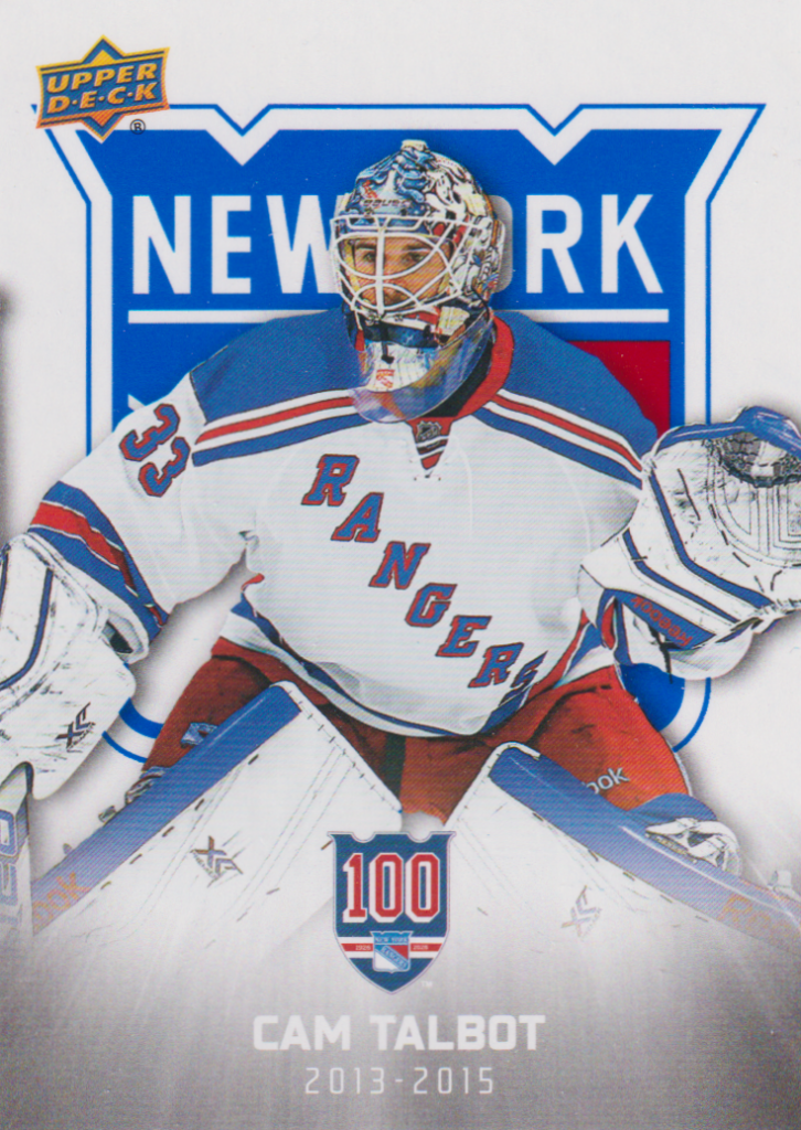 2025/26 New York Rangers Centennial (hobby) – Cam Talbot New York Rangers 84