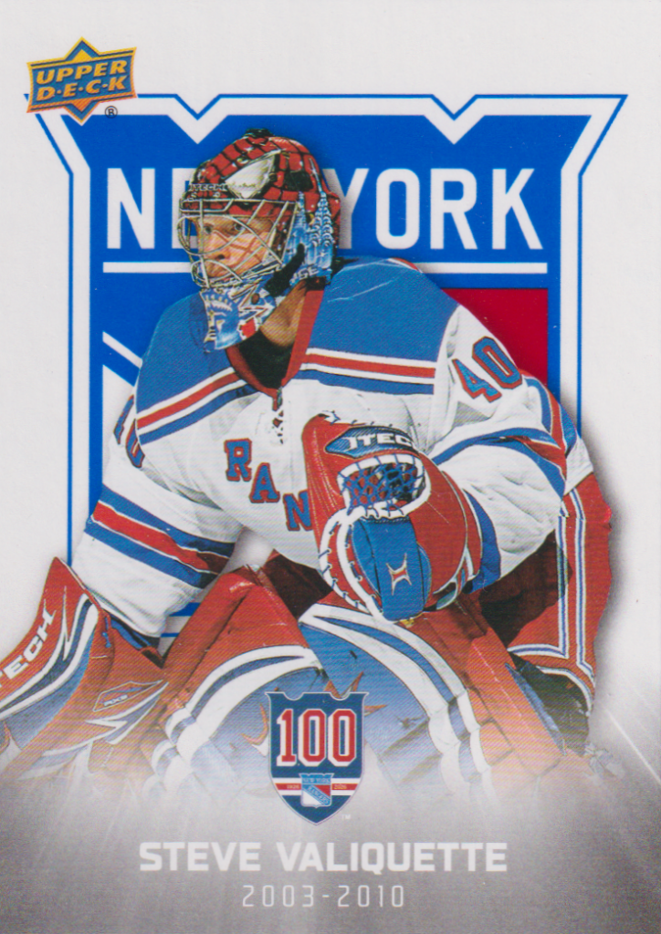 2025/26 New York Rangers Centennial (hobby) – Steve Valiquette New York Rangers 62