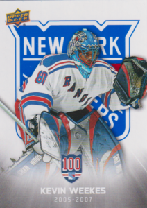 2025/26 New York Rangers Centennial (hobby) – Kevin Weekes New York Rangers 63