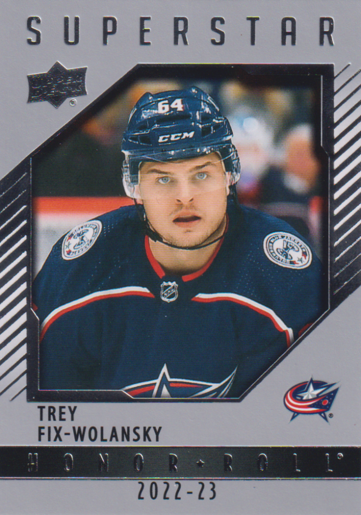 2022/23 Upper Deck Series 2 – Trey Fix-Wolansky Columbus Blue Jackets HR57