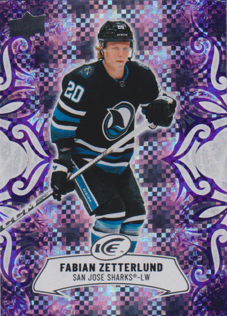 2024/25 Ice – Fabian Zetterlund San Jose Sharks 68