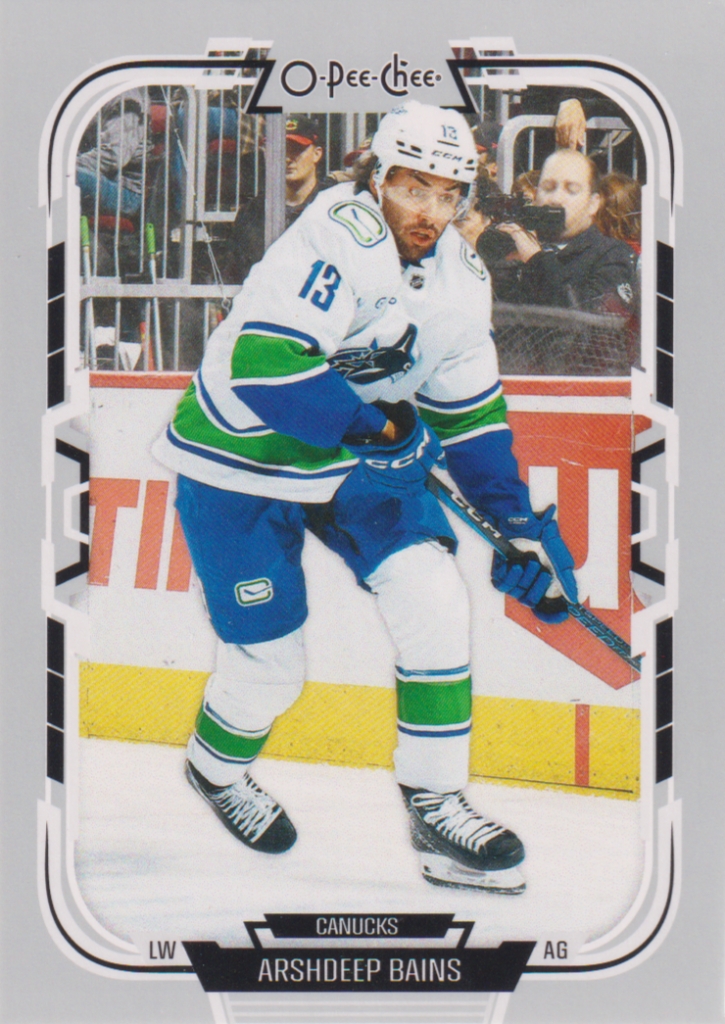 2025/26 O-Pee-Chee – Arshdeep Bains Vancouver Canucks 117