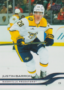 2025/26 Upper Deck Series 2 – Justin Barron Nashville Predators 349