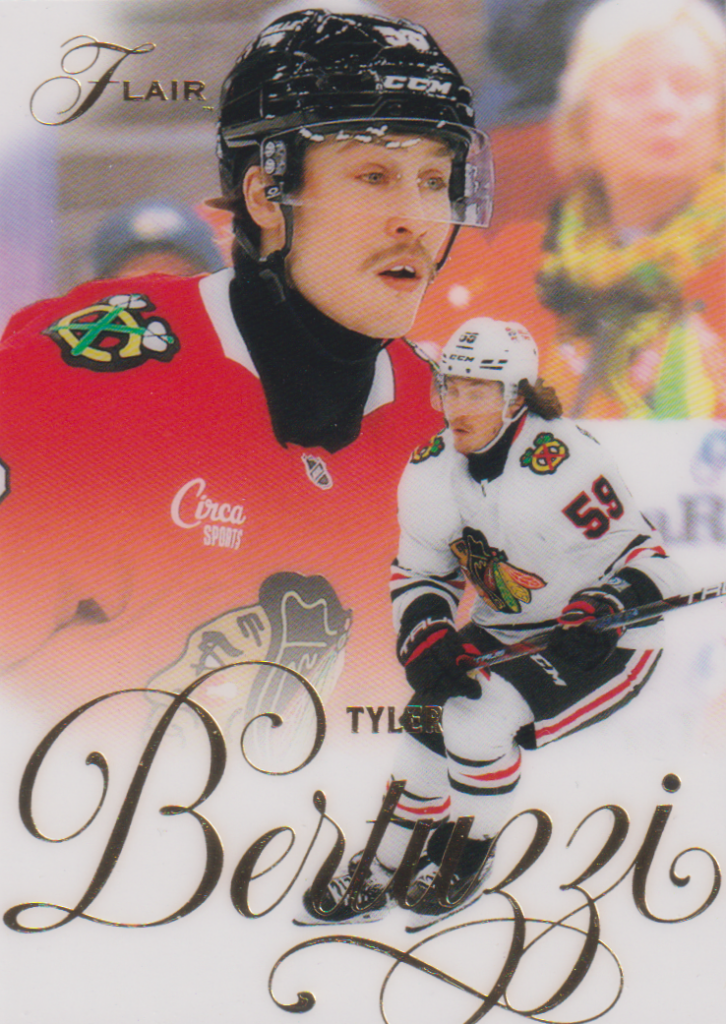 2025/26 UD Flair – Tyler Bertuzzi Chicago Blackhawks 24