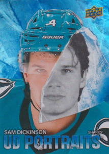 2025/26 Upper Deck Series 2 – Sam Dickinson San Jose Sharks P-43