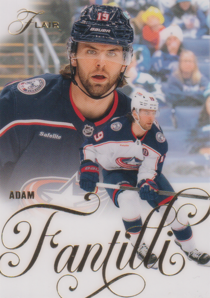2025/26 UD Flair – Adam Fantilli Columbus Blue Jackets 33