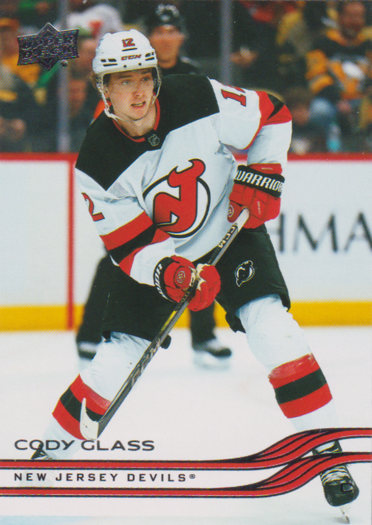 2025/26 Upper Deck Series 2 – Cody Glass New Jersey Devils 355
