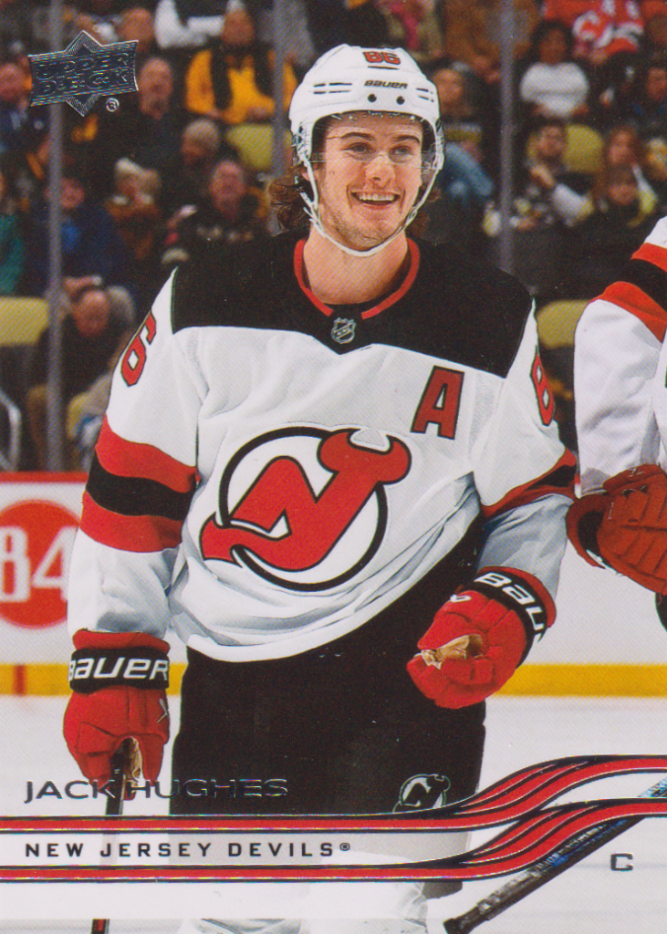 2025/26 Upper Deck Series 2 – Jack Hughes New Jersey Devils 351