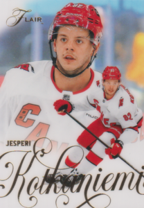 2025/26 UD Flair – Jesperi Kotkaniemi Carolina Hurricanes 19