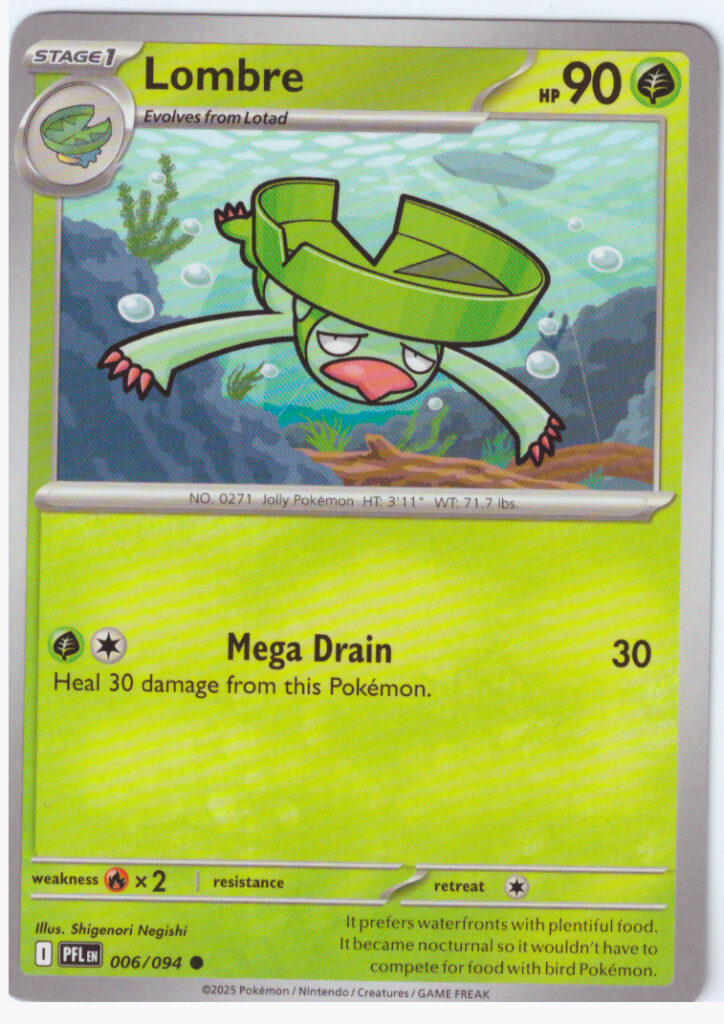 Mega Evolution 2: Phantasmal Flames – Lombre 006