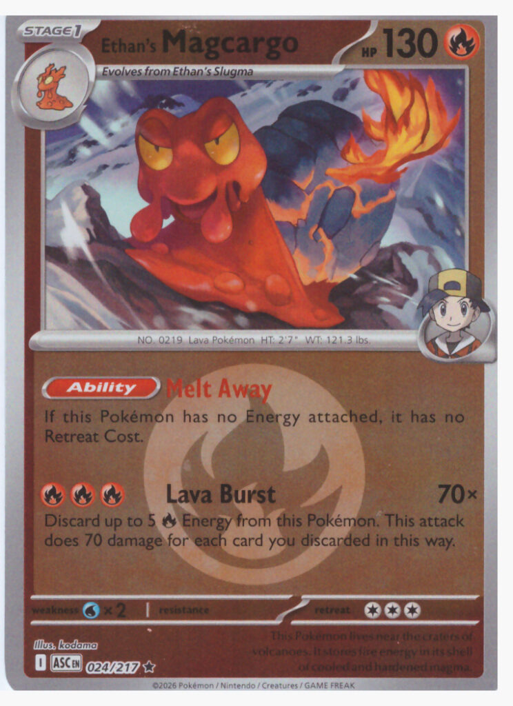 Mega Evolution 2.5: Ascended Heroes – Ethan´s Magcargo 024