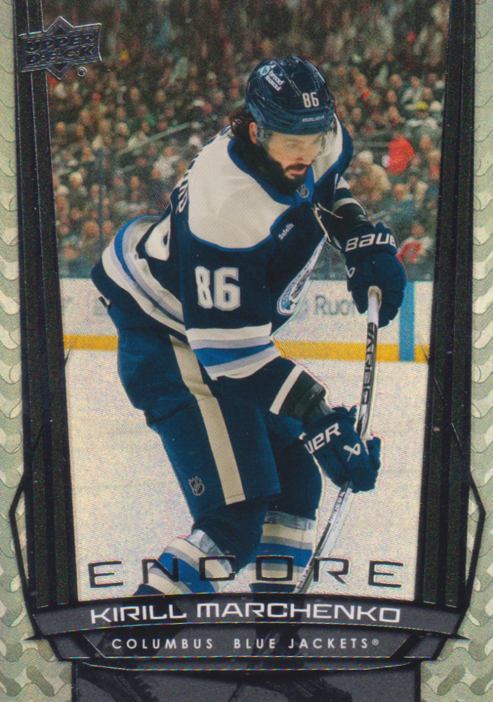 2025/26 Upper Deck Series 2 – Kirill Marchenko Columbus Blue Jackets E-196