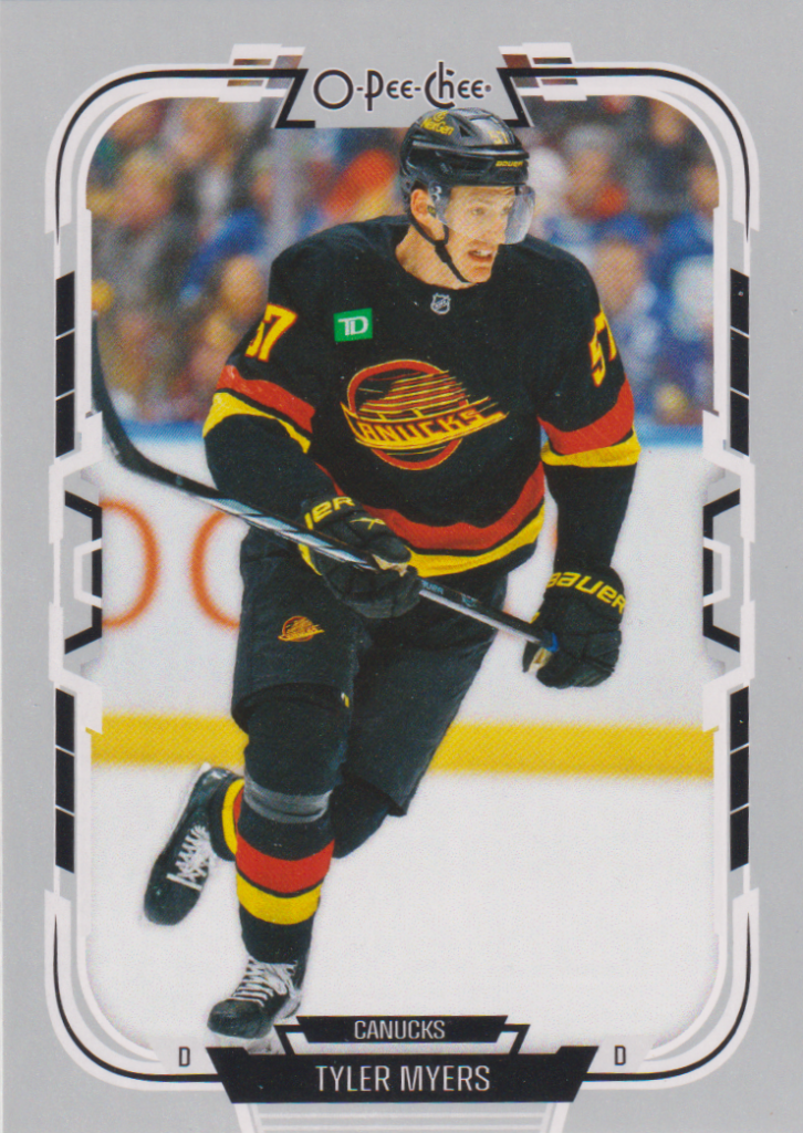 2025/26 O-Pee-Chee – Tyler Myers Vancouver Canucks 65