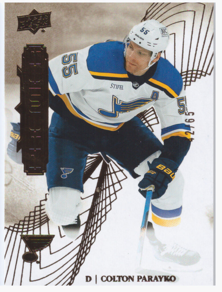 2022/23 UD Premier – Colton Parayko St.Louis Blues 88   /65