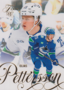 2025/26 UD Flair – Elias Pettersson Vancouver Canucks 162