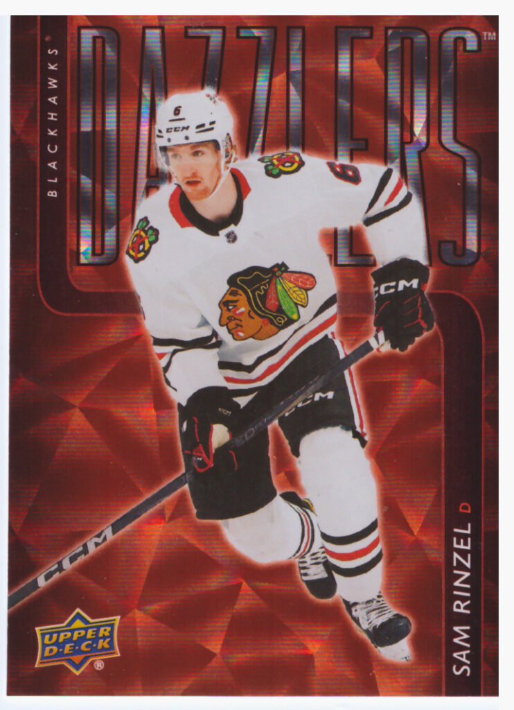 2025/26 Upper Deck Series 2 – Sam Rinzel Chicago Blackhawks DZ-75