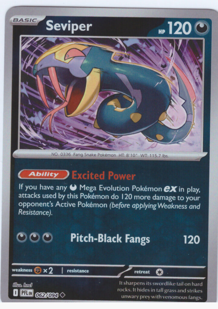 Mega Evolution 2: Phantasmal Flames – Seviper 062