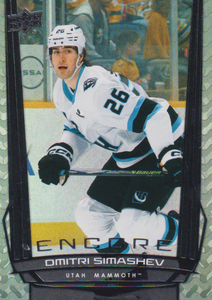 2025/26 Upper Deck Series 2 – Dmitri Simashev Utah Mammoth E-184