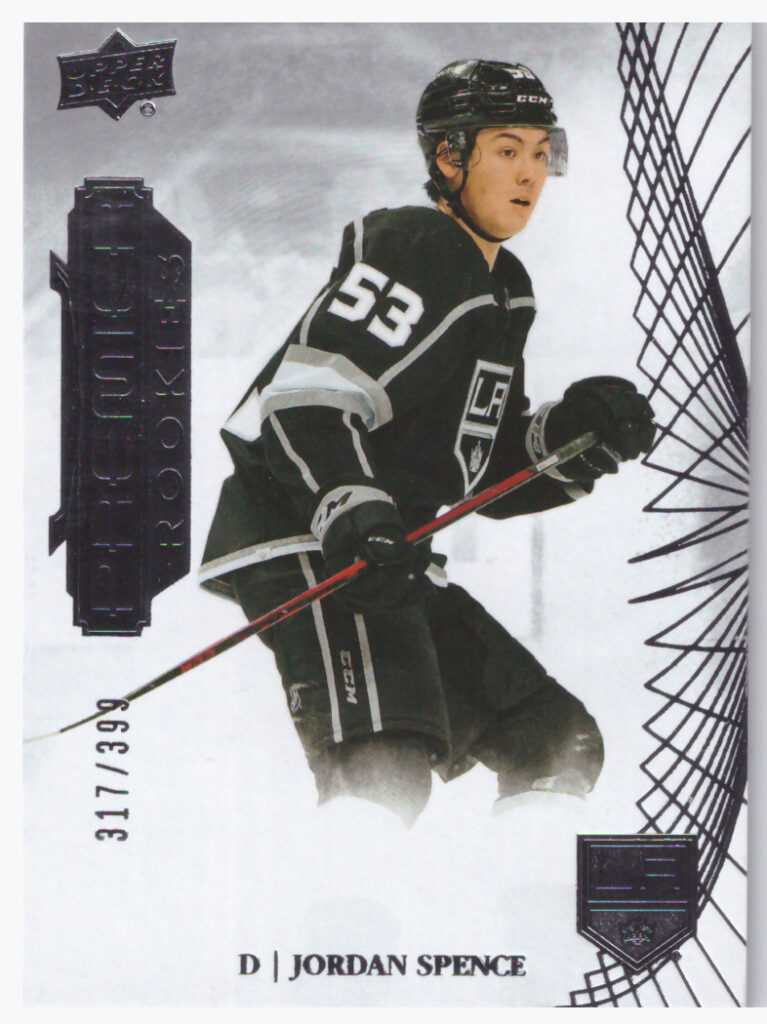 2022/23 UD Premier – Jordan Spence Los Angeles Kings 104   /399