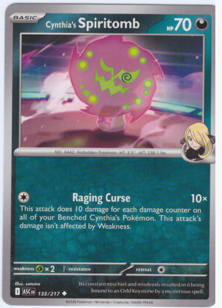 Mega Evolution 2.5: Ascended Heroes – Cynthia´s Spiritomb 133