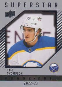 2022/23 Upper Deck Series 1 – Tage Thompson Buffalo Sabres HR-30