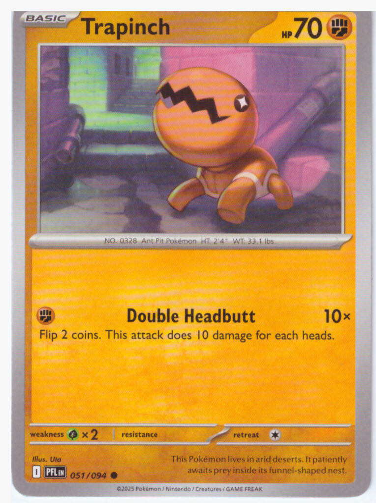Mega Evolution 2: Phantasmal Flames – Trapinch 051