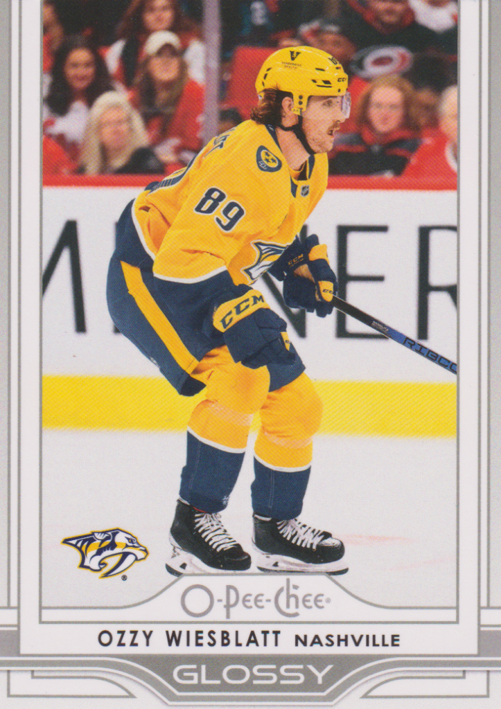2025/26 Upper Deck Series 2 – Ozzy Wiesblatt Nashville Predators OG-38