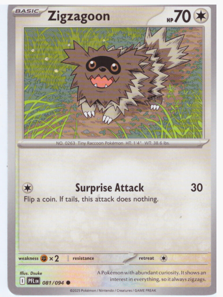 Mega Evolution 2: Phantasmal Flames – Zigzagoon 081