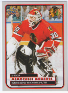 2025/26 Chicago Blackhawks Centennial (hobby) – Ed Belfour Chicago Blackhawks MM-17