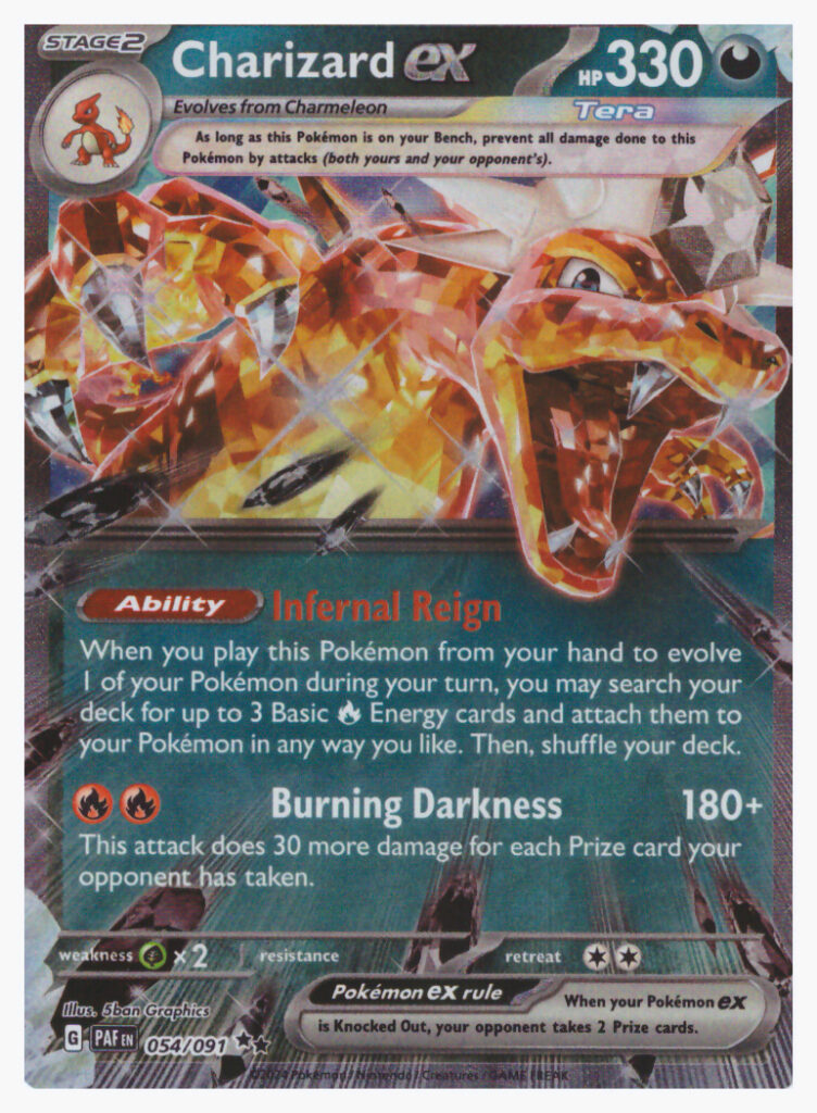 Scarlet & Violet 4.5: Paldean Fates  – Charizard Ex 054