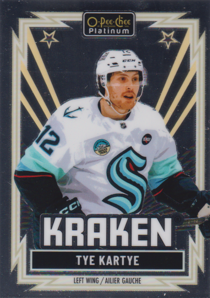 2025/26 O-Pee-Chee Platinum – Tye Kartye Seattle Kraken R-1