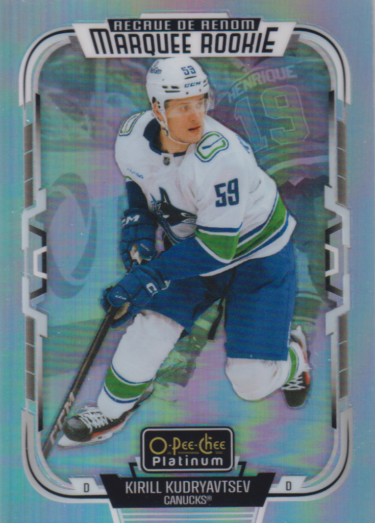 2025/26 O-Pee-Chee Platinum – Kirill Kudryavtsev Vancouver Canucks 263