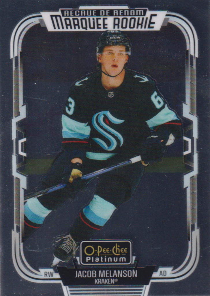2025/26 O-Pee-Chee Platinum – Jacob Melanson Seattle Kraken 252