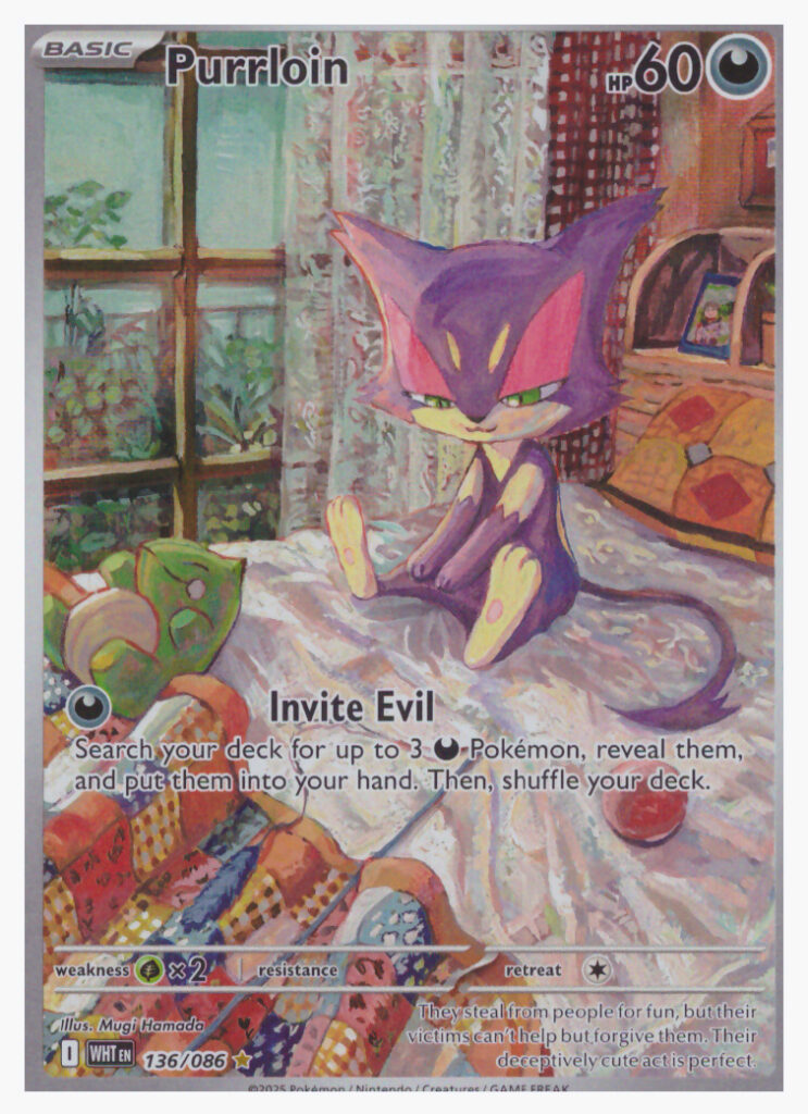 Scarlet & Violet 10.5: Black Bolt & White Flare – Purrloin 136
