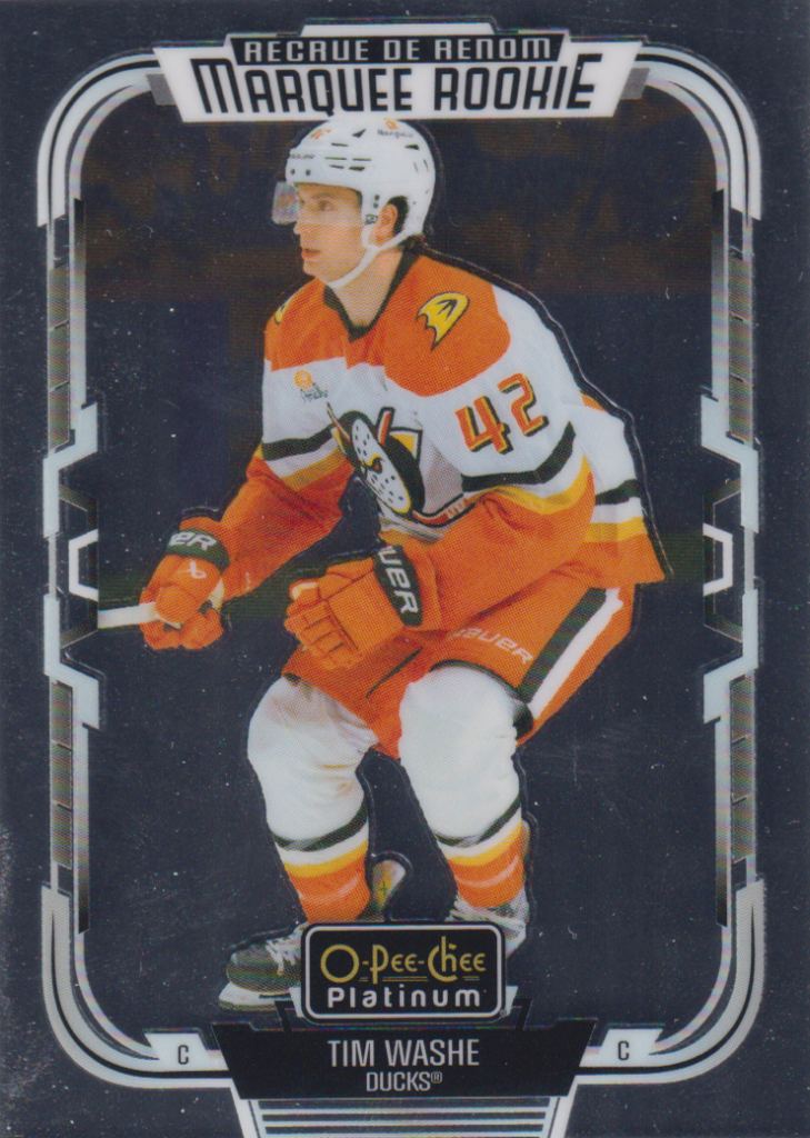 2025/26 O-Pee-Chee Platinum – Tim Washe Anaheim Ducks 201