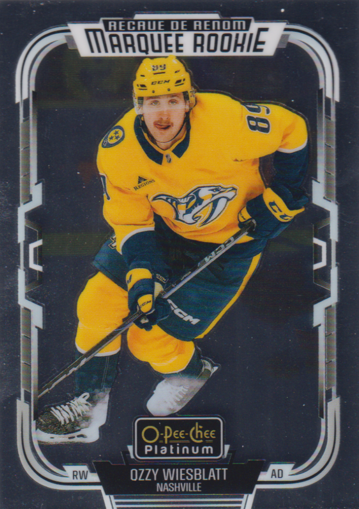 2025/26 O-Pee-Chee Platinum – Ozzy Wiesblatt Nashville Predators 235