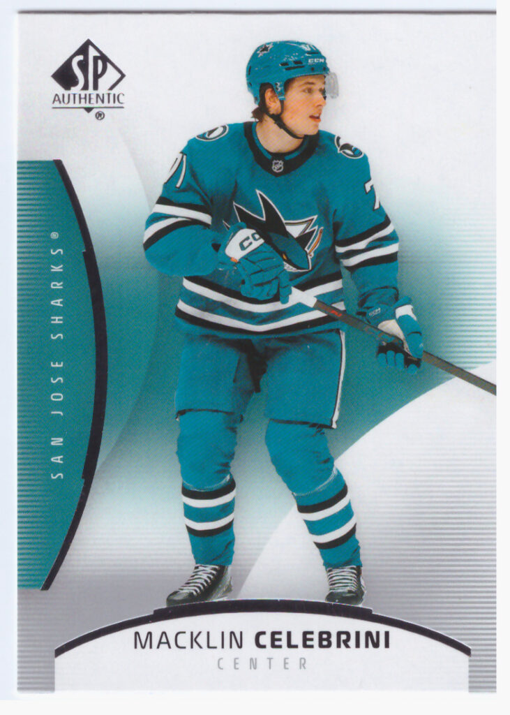 2025/26 SP Authentic – Macklin Celebrini San Jose Sharks 26
