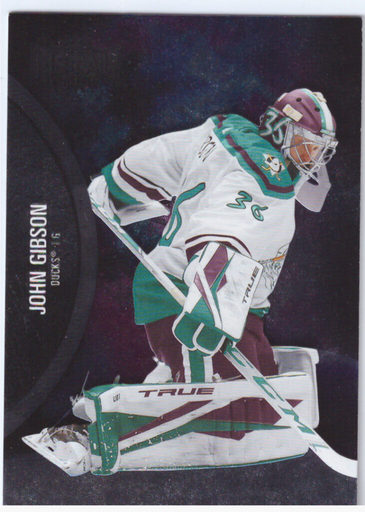 2021/22 Metal Universe – John Gibson Anaheim Ducks 106