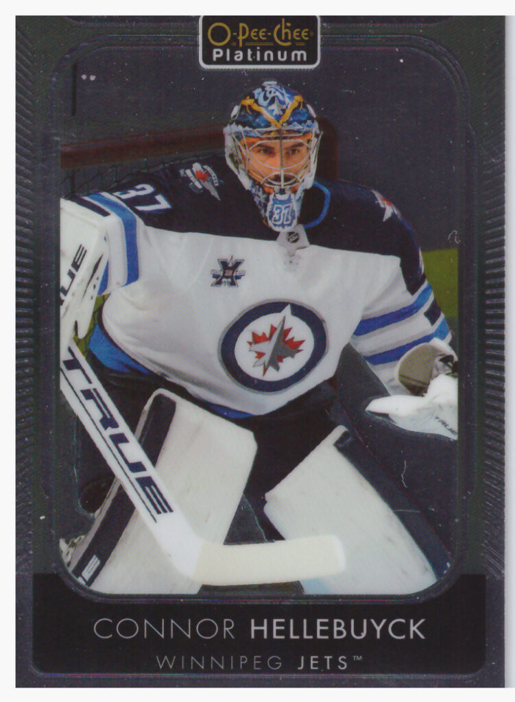 2021/22 O-Pee-Chee Platinum – Connor Hellebuyck Winnipeg Jets 39