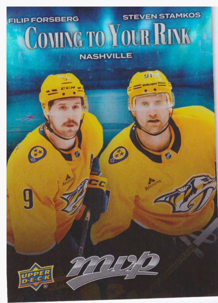 2025/26 MVP – Filip Forsberg, Steven Stamkos Nashville Predators CR-16